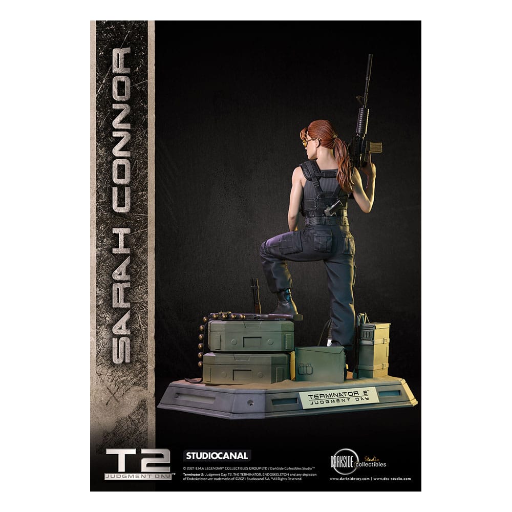 Terminator 2: Judgement Day 30th Anniversary Statue Sarah Connor 1/3 Exclusive 71 cm
