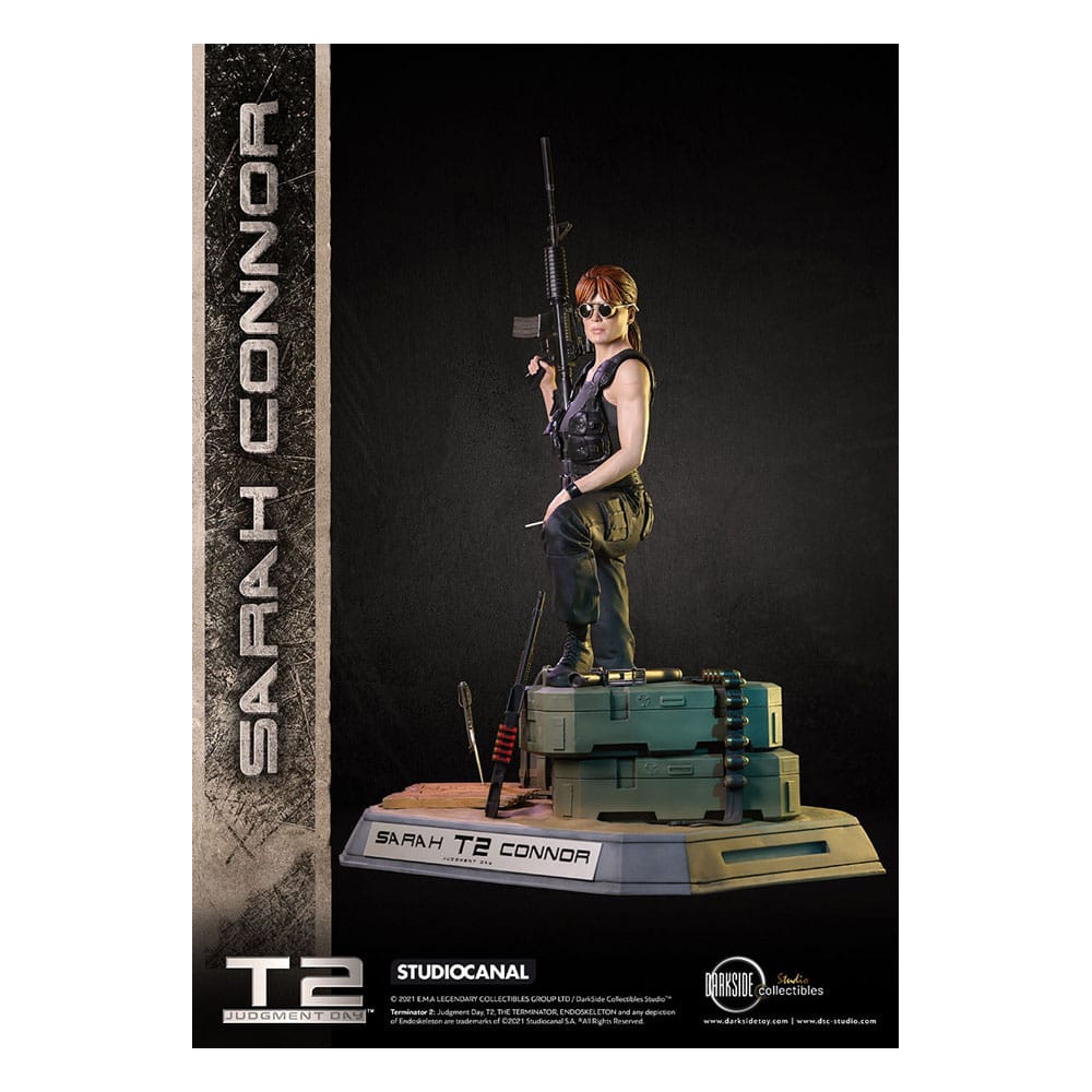 Terminator 2: Judgement Day 30th Anniversary Statue Sarah Connor 1/3 Exclusive 71 cm