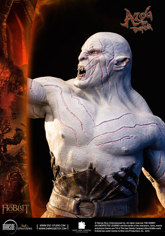Der Hobbit QS Series Statue 1/4 Azog The Defiler John Howe Signature Edition Edition 68 cm