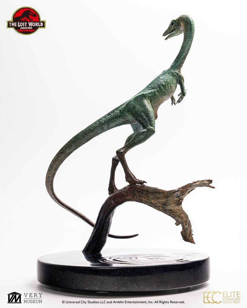 Vergessene Welt: Jurassic Park Statue 2/3 Compsognathus Bronze 28 cm