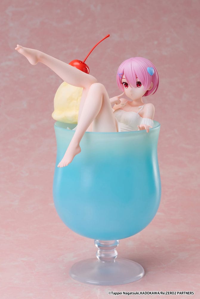 Re:Zero Starting Life in another World PVC Statue 1/7 Ram Cream Soda Ver. 21 cm         