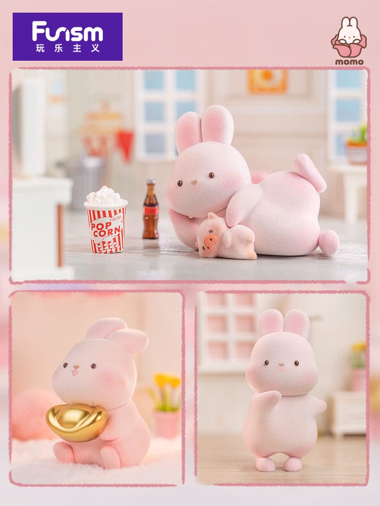 Momo Bunny Daily Series Minifiguren 10 cm Display (9)          
