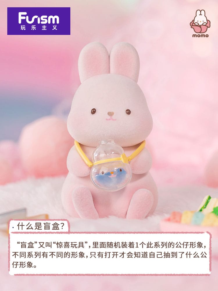 Momo Bunny Daily Series Minifiguren 10 cm Display (9)          