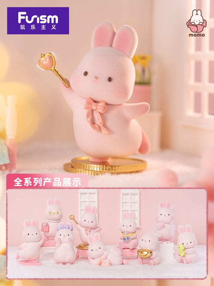 Momo Bunny Daily Series Minifiguren 10 cm Display (9)          