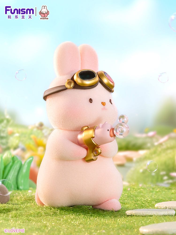 Momo Bunny Strawberry Town Series Minifiguren 10 cm Display (8)          