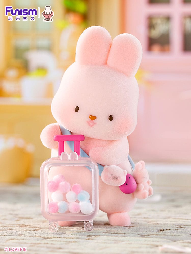 Momo Bunny Strawberry Town Series Minifiguren 10 cm Display (8)          