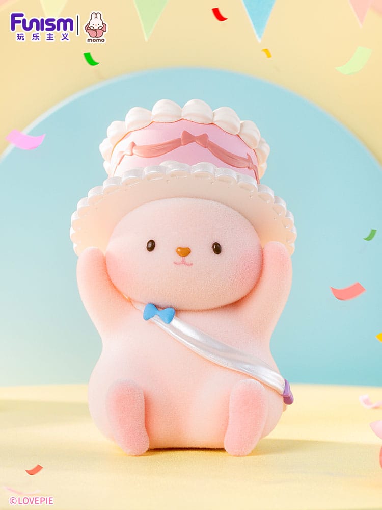Momo Bunny Strawberry Town Series Minifiguren 10 cm Display (8)          