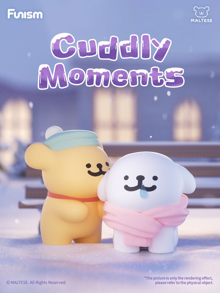 Maltese Cuddly Moments Series Minifiguren 10 cm Display (8)        