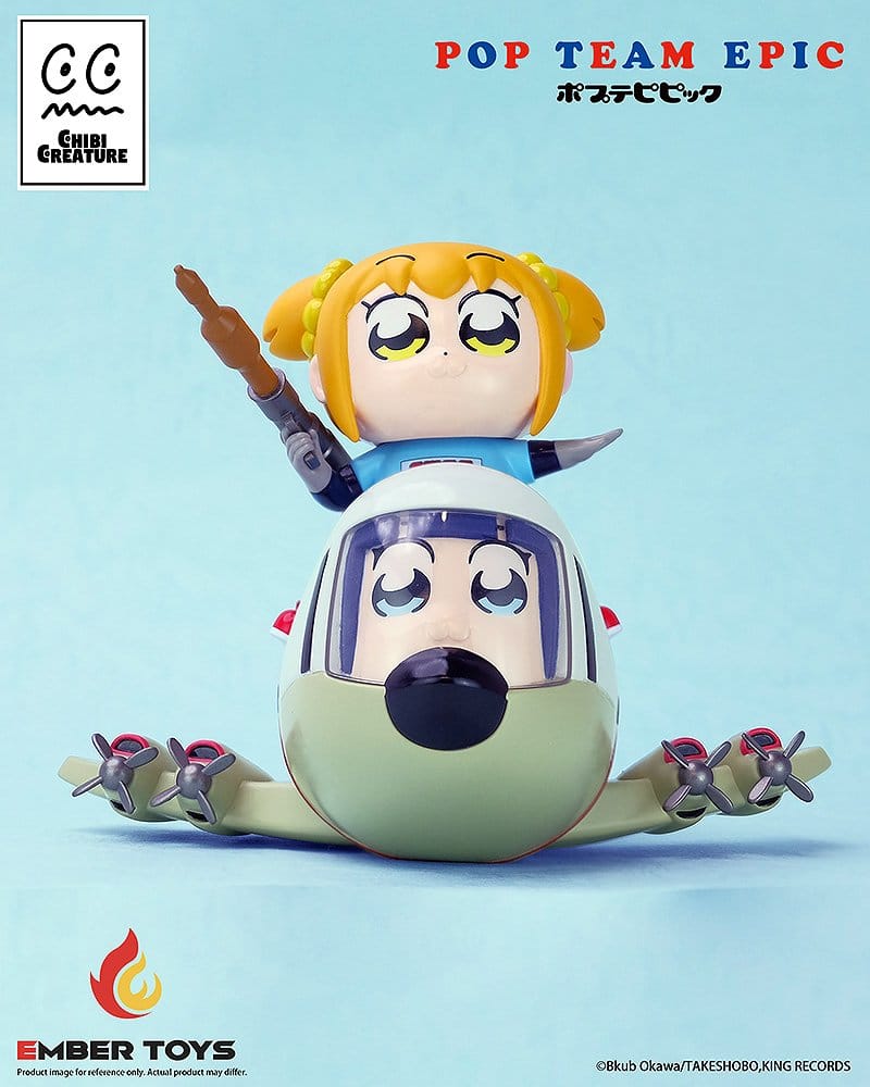 Pop Team Epic Chibi Creature Vinyl Figuren 2er-Pack POPUKO & PIPIMI: Skeleton Competition Ver.