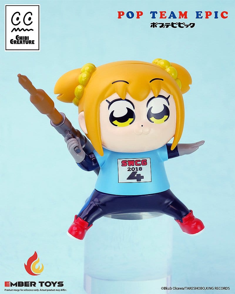 Pop Team Epic Chibi Creature Vinyl Figuren 2er-Pack POPUKO & PIPIMI: Skeleton Competition Ver.