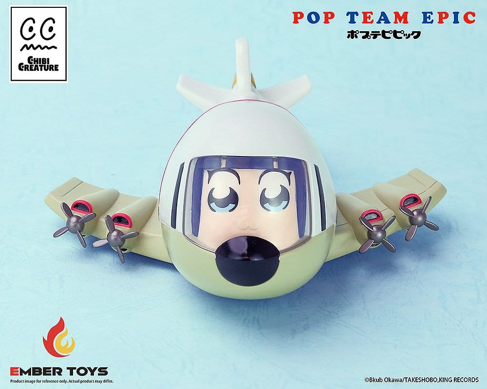 Pop Team Epic Chibi Creature Vinyl Figuren 2er-Pack POPUKO & PIPIMI: Skeleton Competition Ver.