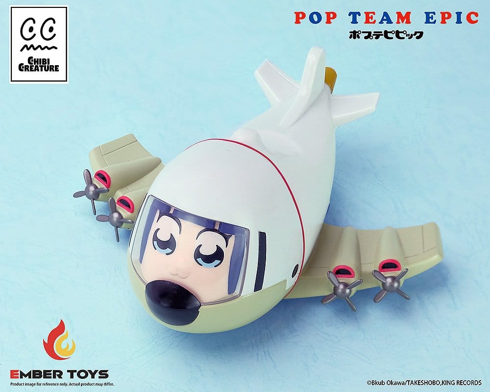 Pop Team Epic Chibi Creature Vinyl Figuren 2er-Pack POPUKO & PIPIMI: Skeleton Competition Ver.