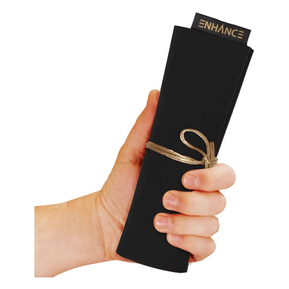 Enhance Tabletop Roll on a Scroll Würfeltasche mit Würfel Black 