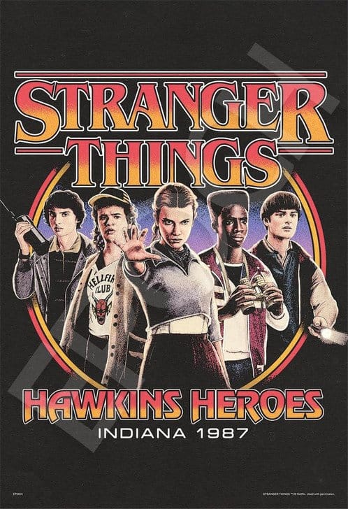 Stranger Things Puzzle 1000 Teile Hawkins Heroes