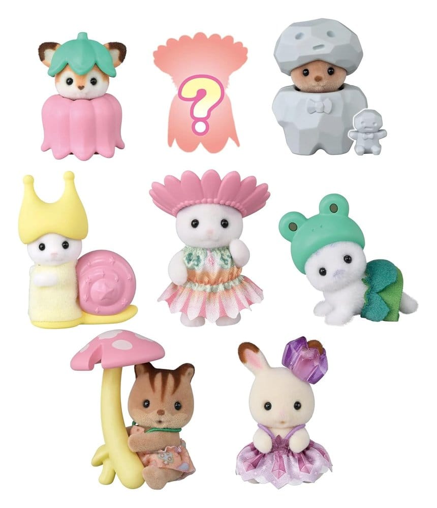 Sylvanian Families Minifiguren Waldfeen Babyfreunde Überraschungstüte 5 cm Display (16)