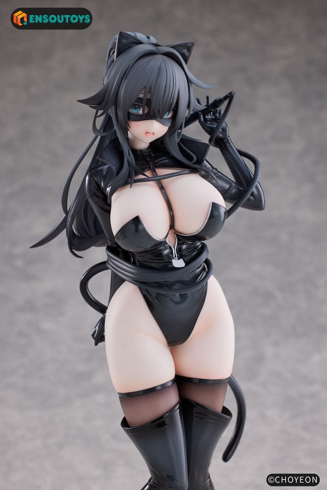 Original Character Statue 1/6 Cat Woman Happy-chan 27 cm