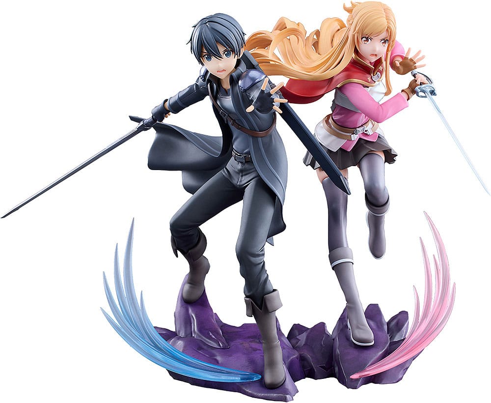 Sword Art Online Statue 1/7 Progressive Scherzo of Deep Night Kirito & Asuna Set 