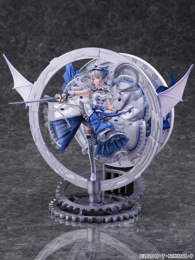 Date A Bullet SHIBUYA SCRAMBLE FIGURE PVC Statue 1/7 The White Queen -Royal Blue Sapphire Dress Ver. 33 cm