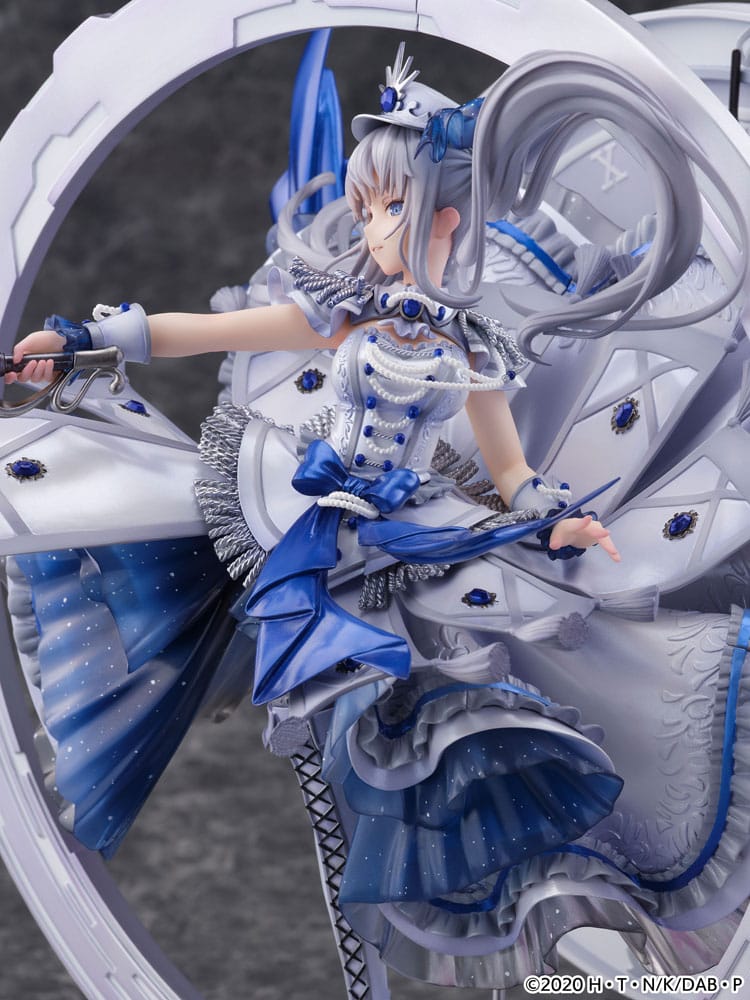 Date A Bullet SHIBUYA SCRAMBLE FIGURE PVC Statue 1/7 The White Queen -Royal Blue Sapphire Dress Ver. 33 cm
