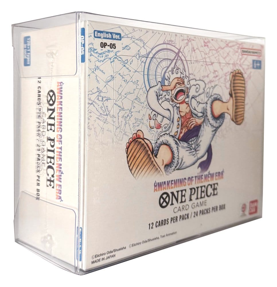 Evoretro PET Gehäuse 5er-Pack für One Piece Booster Box (Englisch, OPP 4-6) 12 x 6 x 15 cm