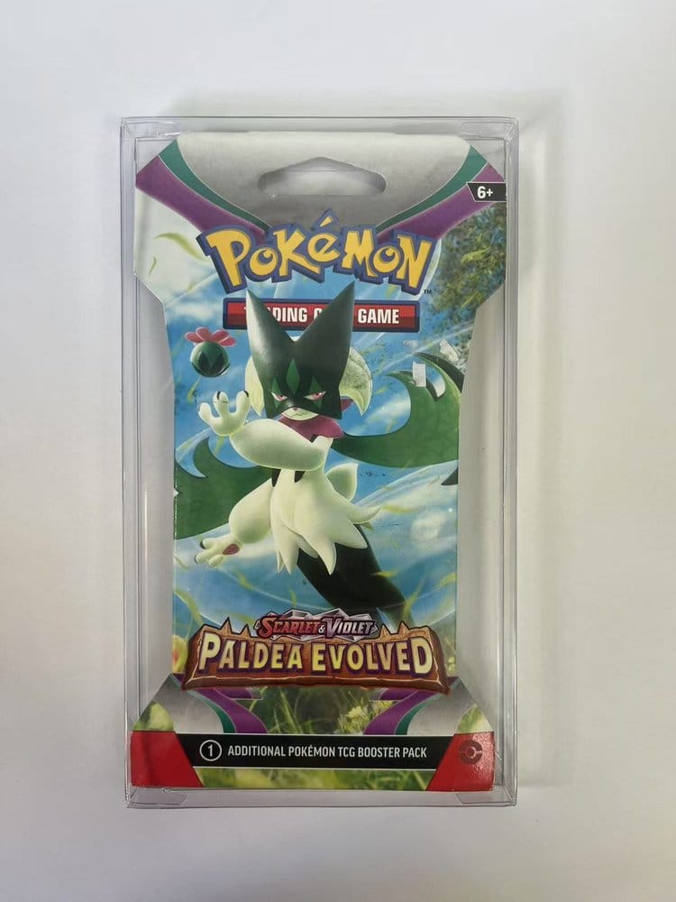Evoretro PET Protektoren für Pokémon TCG Booster Pack 0 mm (10er-Pack)