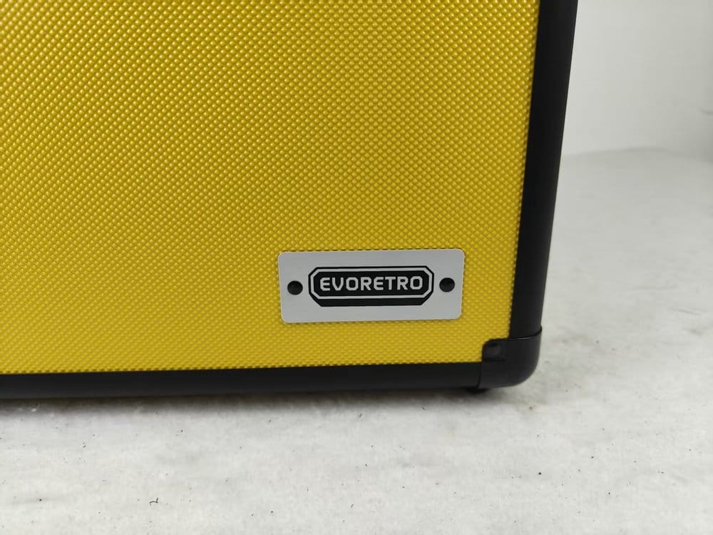 Evoretro Trading Card Aufbewahrungsbox für 90 Karten Gelb