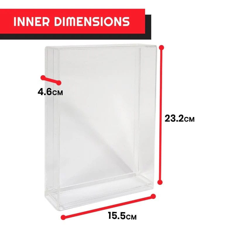 Evoretro Acryl Display Cases 2er-Pack für Actionfiguren 