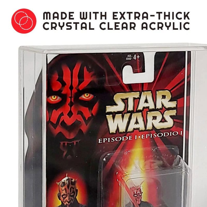Evoretro Acryl Display Cases 2er-Pack für Actionfiguren 
