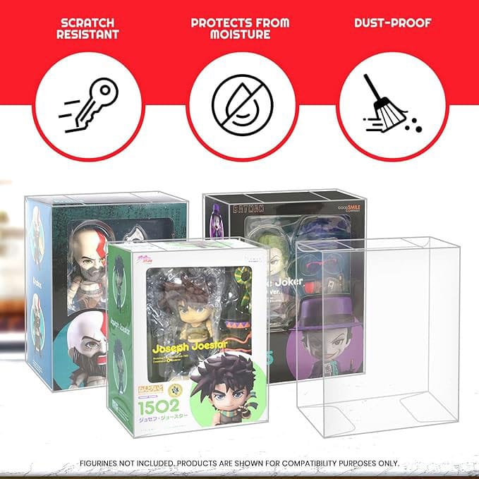 PET Gehäuse 10er-Pack für Nendoroid Actionfiguren                     