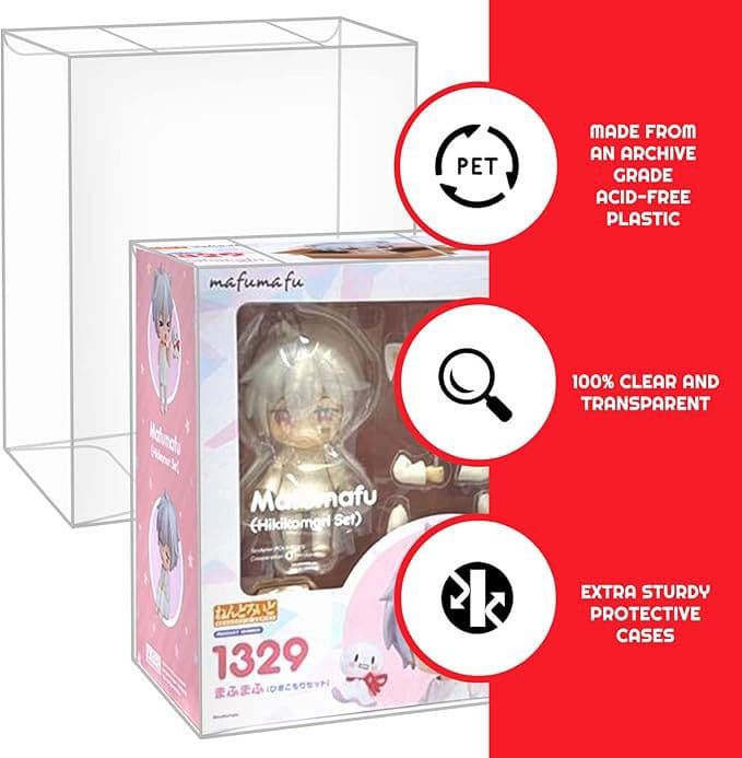 PET Gehäuse 10er-Pack für Nendoroid Actionfiguren                     