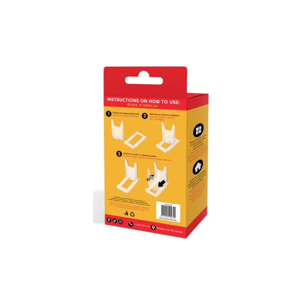 Display Stand 6er-Pack Verstellbar            