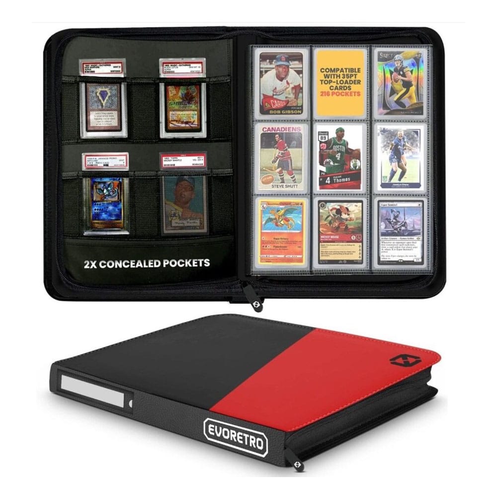Evoretro Shield+ Topload Album 216 Karten Black/Red 