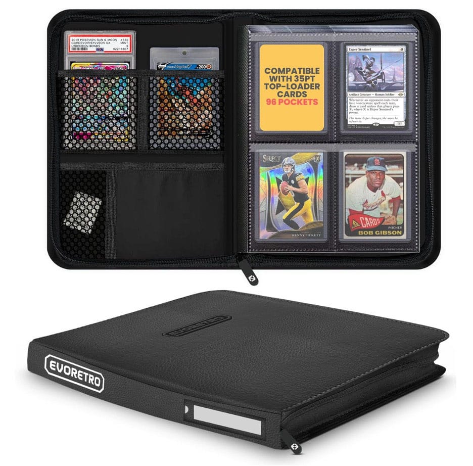 Evoretro Shield+ Topload Album Compact 96 Karten Black 