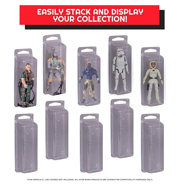 Clamshell PET Gehäuse 50er-Pack für Actionfiguren                      