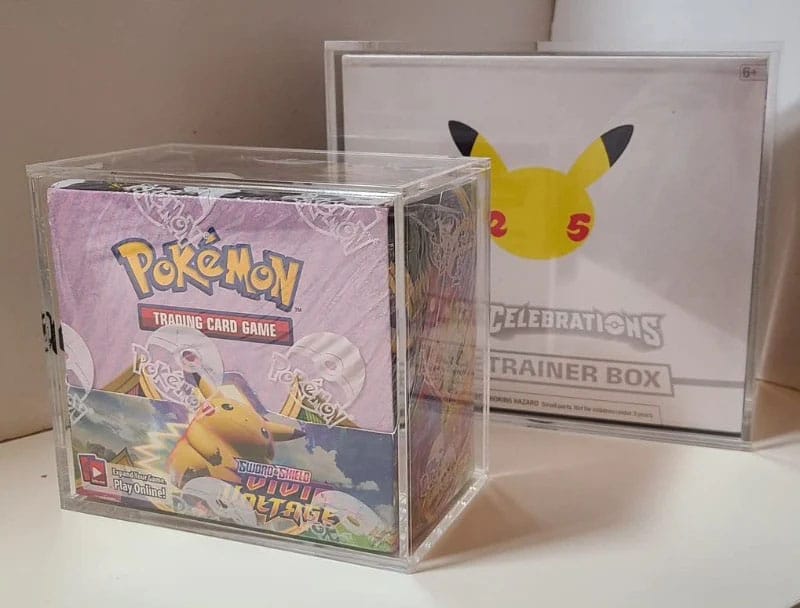 Evoretro Acryl Display Case für Booster Boxen / Elite Trainer Boxes Ver. 1 with Sliding Lid  