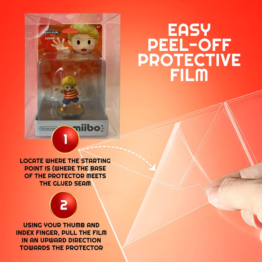 PET Gehäuse 10er-Pack für Amiibo Figuren  