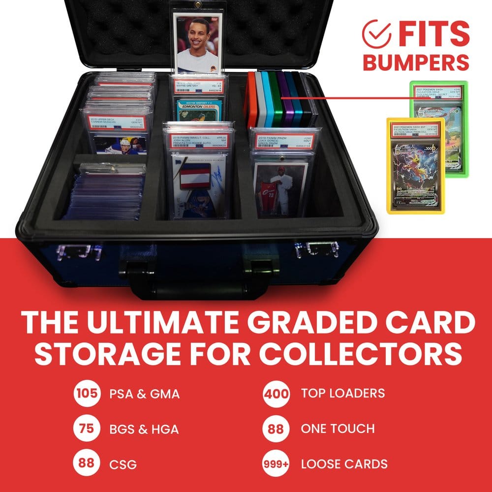 Evoretro Trading Card Aufbewahrungsbox für 90 Karten X Blau