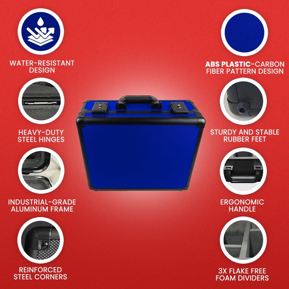 Evoretro Trading Card Aufbewahrungsbox für 90 Karten X Blau