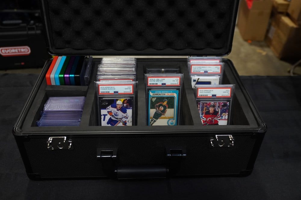 Evoretro Trading Card Aufbewahrungsbox für 120 Karten XL Schwarz
