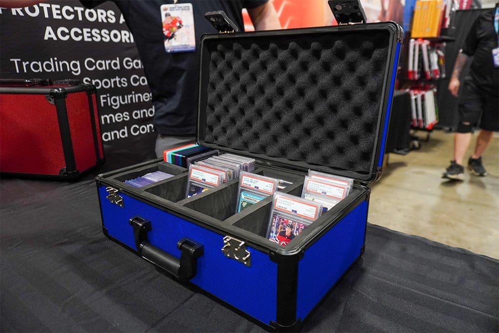 Evoretro Trading Card Aufbewahrungsbox für 120 Karten XL Blau