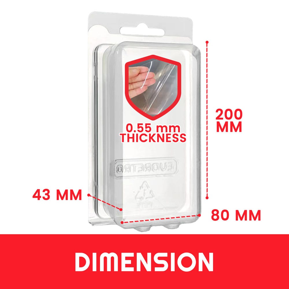 Clamshell PET Gehäuse 35er-Pack für Actionfiguren XL 