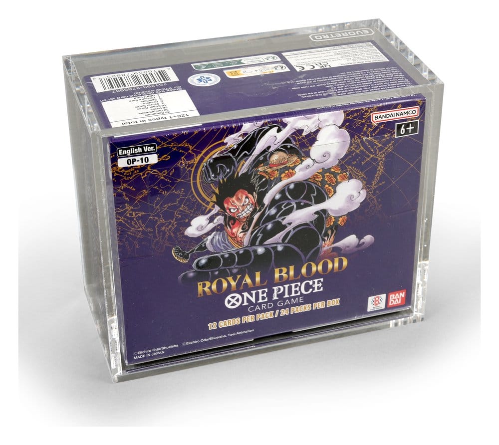 Evoretro Acryl Display Case für Bandai One Piece TCG Booster Box (Englisch)