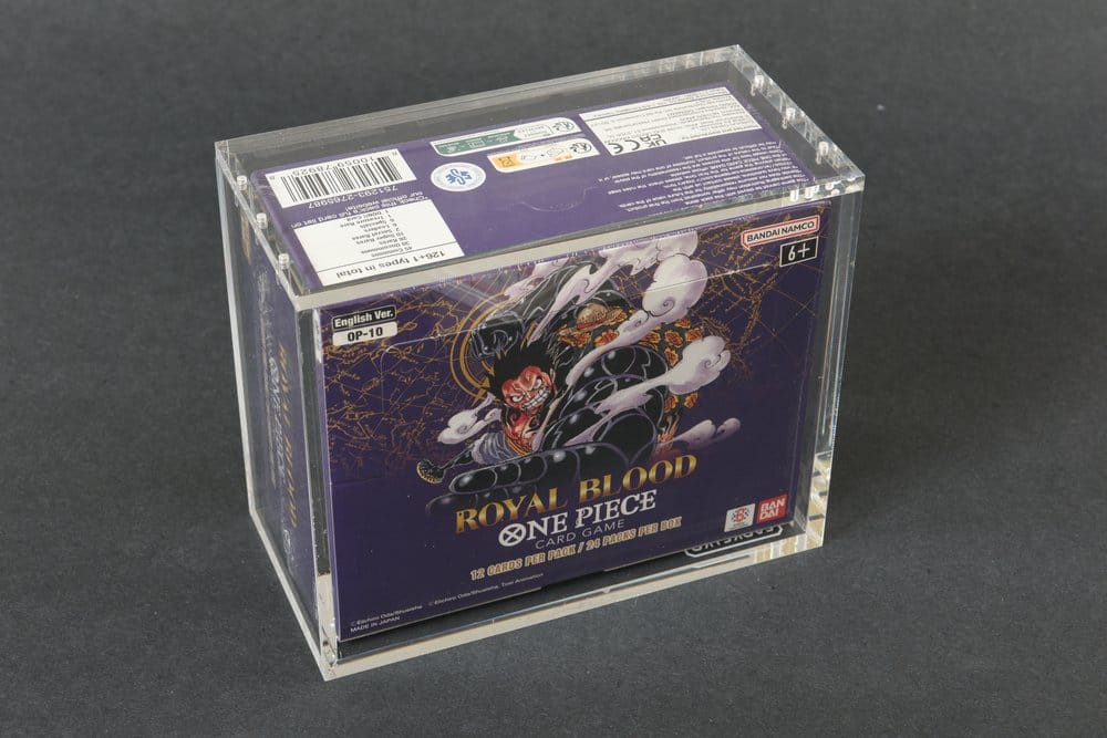 Evoretro Acryl Display Case für Bandai One Piece TCG Booster Box (Englisch)