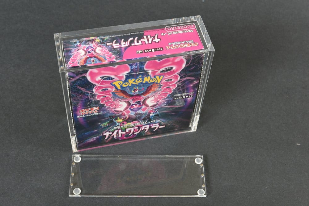 Evoretro Acryl Display Case für Pokémon Große Japanische Booster Box