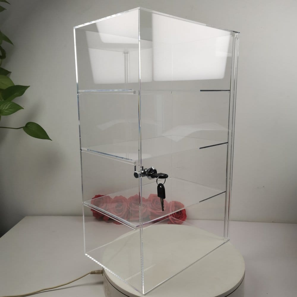 Evoretro 4-stufige abschließbare Acryl-Thekenvitrine