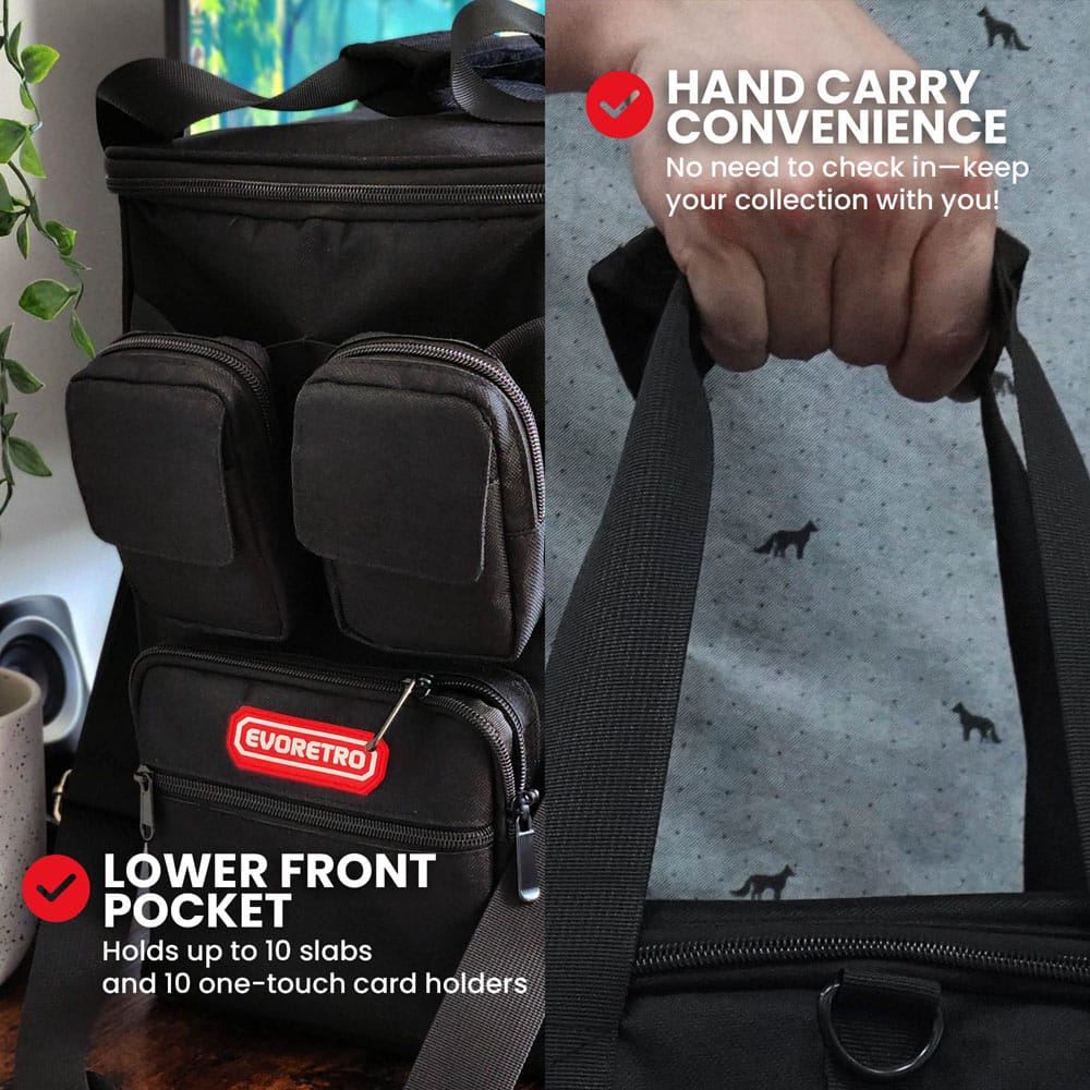 Evoretro Trading Card Rucksack Black  