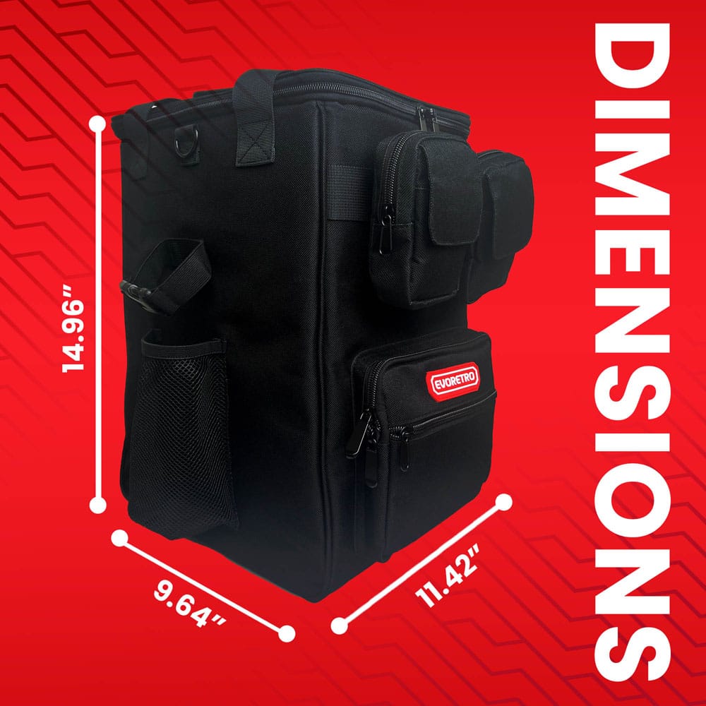 Evoretro Trading Card Rucksack Black  
