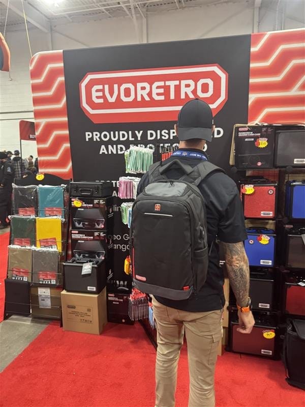 Evoretro HybridPro Reiserucksack Schwarz