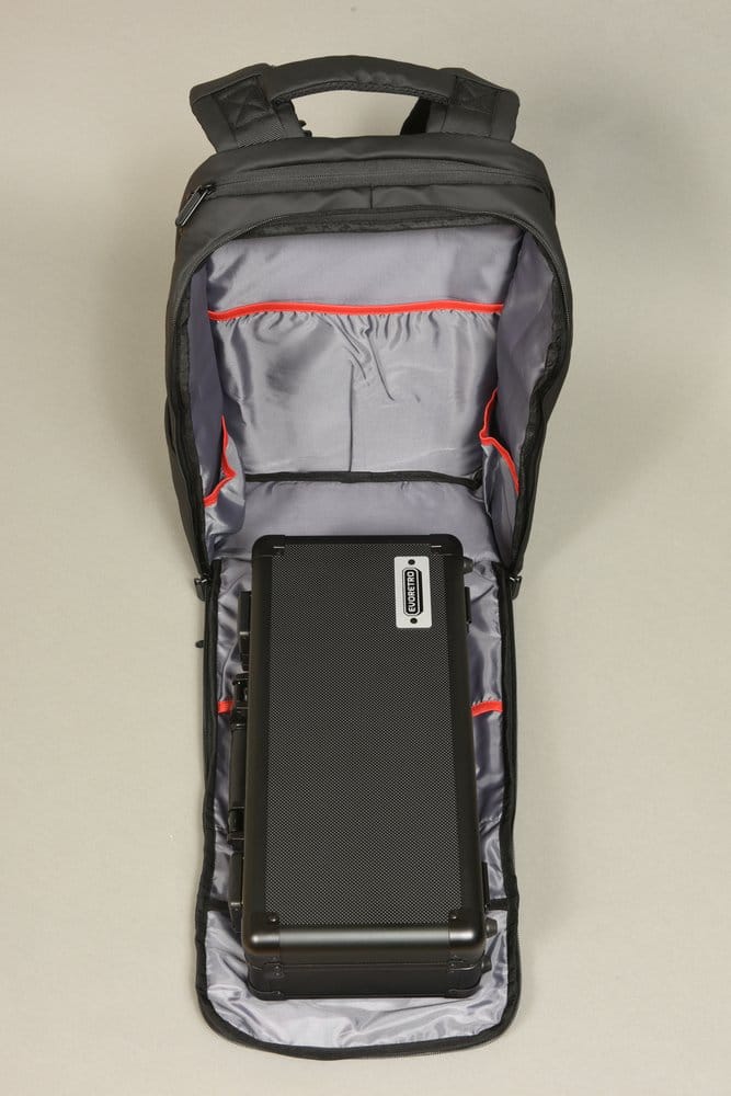 Evoretro Reiserucksack und Mini-Tragetasche Bundle Kit Schwarz