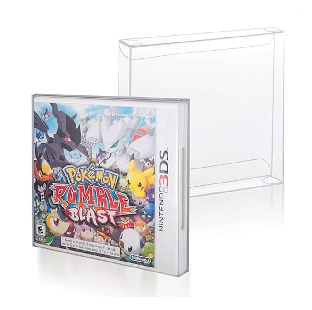 PET Gehäuse 25er-Pack für 3DS (NTSC) Spiele              